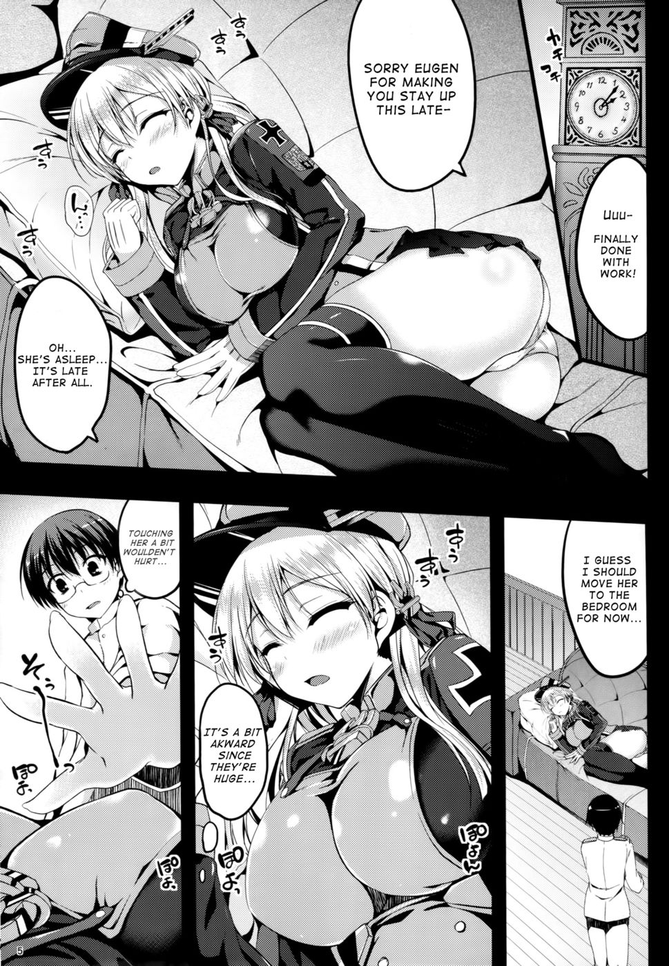 Hentai Manga Comic-Prinz Eugen, Going into pursuit!-Read-4